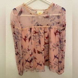 Anthropologie Maeve blouse size XS